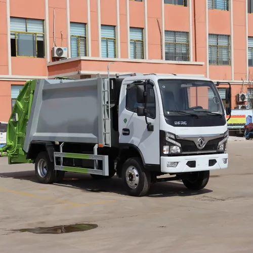 5 Cubic Compression Type 4x2 Diesel Manual Transmission Compactor Garbage Collection Truck Dongfeng Chassis Euro 5 Emission