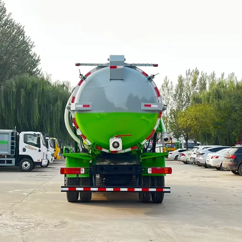 Factory Direct Customizable Auman 13m³  Manual Diesel Vacuum Sewer Suction Truck with Liftable tank and Openable Rear Lid