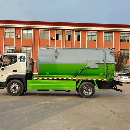 Factory Direct Customizable Auman 13m³  Manual Diesel Vacuum Sewer Suction Truck with Liftable tank and Openable Rear Lid