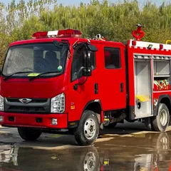 福田 H2 洒水消防车 —— 全新 4×2 柴油驱动，罐体容积 3001-5000 升，多功能街道救援作业车