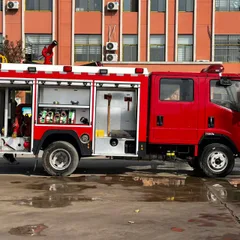 福田 H2 洒水消防车 —— 全新 4×2 柴油驱动，罐体容积 3001-5000 升，多功能街道救援作业车