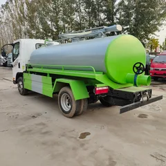 Factory Direct Customizable Jaw 5m Manual Diesel Fecal Suction Truck for Sewage and Waste Transport-High Power