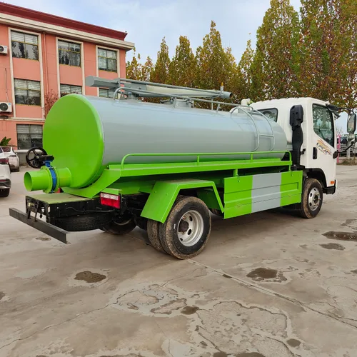 Factory Direct Customizable Jaw 5m Manual Diesel Fecal Suction Truck for Sewage and Waste Transport-High Power