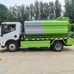 Dongfeng Sewage Cleaning and Suction Truck, Sewer Dredging Vehicle, 4x2 Drive, Diesel Manual Transmission Truck