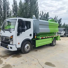 Dongfeng Sewage Cleaning and Suction Truck, Sewer Dredging Vehicle, 4x2 Drive, Diesel Manual Transmission Truck