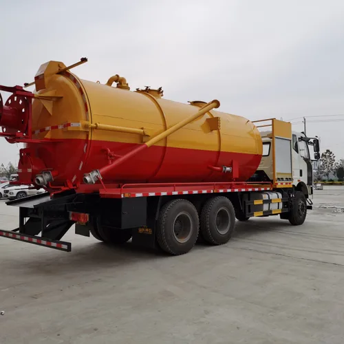 FAW Jiefang J6 Manual Diesel Pipeline Sewer Cleaner Truck Sewer Cleaning Vacuum Emergency Rescue Vehicle 11-20T Capacity 20-25T