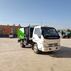 XND 7 Cubic Meter Recycling 4x2 Manual Diesel Euro 4 Engine Municipal Sanitation Hanging Bucket Garbage Truck Brand New