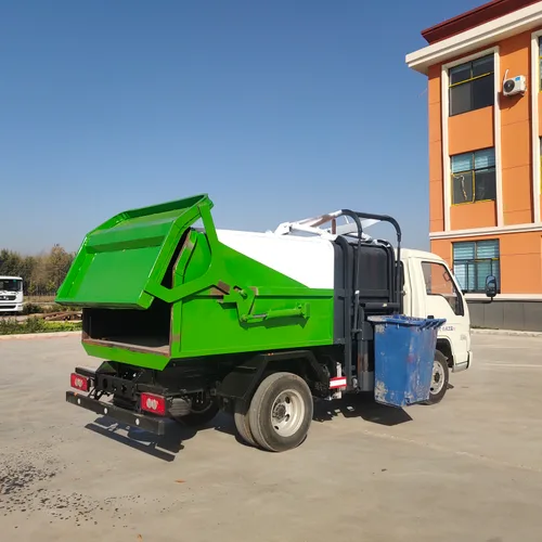 XND 7 Cubic Meter Recycling 4x2 Manual Diesel Euro 4 Engine Municipal Sanitation Hanging Bucket Garbage Truck Brand New