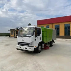 High-quality Factory Price High Pressure Customized 5CBM Faw Engine Dust Vacuum Road Clean Street Sweeper Truck