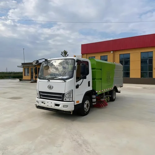 High-quality Factory Price High Pressure Customized 5CBM Faw Engine Dust Vacuum Road Clean Street Sweeper Truck