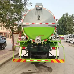 Diesel Fuel Manual Euro 6 Emission Multi-Functional Self-Priming Self-Draining Sewage Suction Truck for Cleaning Sewer Pipes