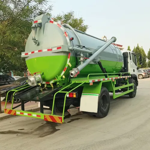 Diesel Fuel Manual Euro 6 Emission Multi-Functional Self-Priming Self-Draining Sewage Suction Truck for Cleaning Sewer Pipes