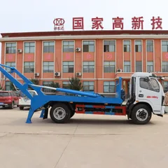 Dongfeng Furuika F7 Manual 4x2 Recycling Waste Transport Truck Articulated Arm for Garbage Collection