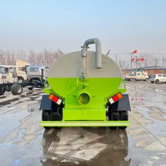 5m³ Fecal Suction Truck 150HP Yunnei Engine Longwang 63-5 Pump For Sale