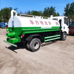 5m³ Fecal Suction Truck 150HP Yunnei Engine Longwang 63-5 Pump For Sale