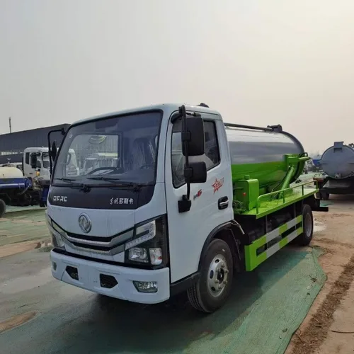 10m³ Self-Dumping Sewage Suction Truck Dongfeng Duolika D9 160HP Yuchai Engine