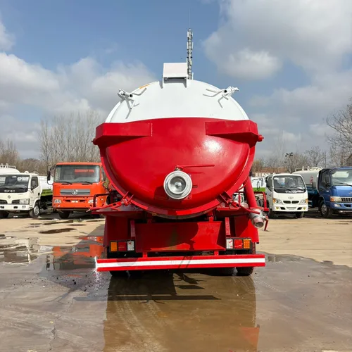 10m³ Self-Dumping Sewage Suction Truck Dongfeng Duolika D9 160HP Yuchai Engine