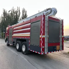 JP16 High Spray Foam Fire Truck 12m³ Tank 310HP HOWO Chassis For Sale