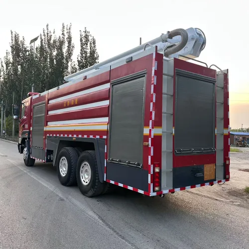 JP16 High Spray Foam Fire Truck 12m³ Tank 310HP HOWO Chassis For Sale