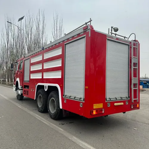 JP16 High Spray Foam Fire Truck 12m³ Tank 310HP HOWO Chassis For Sale
