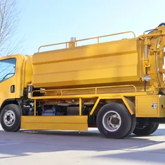 FAW Jiefang Manual Diesel 4+2 Combination High-Pressure Jetting and Vacuum Suction Sewer Cleaning Truck