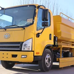 FAW Jiefang Manual Diesel 4+2 Combination High-Pressure Jetting and Vacuum Suction Sewer Cleaning Truck