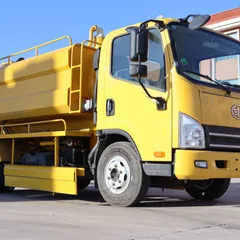 FAW Jiefang Manual Diesel 4+2 Combination High-Pressure Jetting and Vacuum Suction Sewer Cleaning Truck