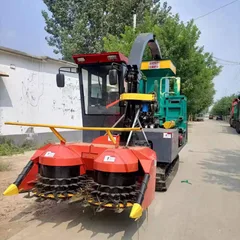 Crawler Type Silage Harvester 10-20 Ton/h Crop Cutting Machine
