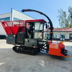Crawler Type Silage Harvester 10-20 Ton/h Crop Cutting Machine