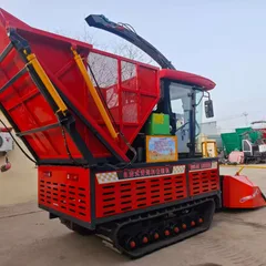 Crawler Type Silage Harvester 10-20 Ton/h Crop Cutting Machine