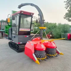 Crawler Type Silage Harvester 10-20 Ton/h Crop Cutting Machine