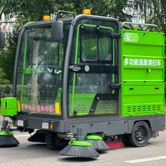 Multi-Purpose Road Cleaning Sweeper Vehicle High Efficiency Street Washing Machine