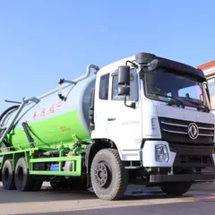 Dongfeng Brand PLC Controlled Engine Vacuum Truck for Septic Tank Cleaning Industrial Waste Sewage Suction