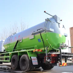 Dongfeng Brand PLC Controlled Engine Vacuum Truck for Septic Tank Cleaning Industrial Waste Sewage Suction