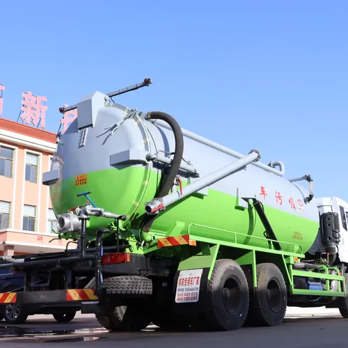 Dongfeng Brand PLC Controlled Engine Vacuum Truck for Septic Tank Cleaning Industrial Waste Sewage Suction