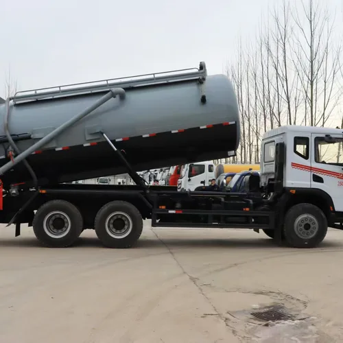 Hot Sale Dongfeng DV5 Manual High Suction Power Sewer Suction Truck Vacuum Tanker Sludge Cleaning Industrial 25T Capacity