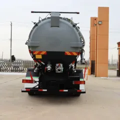 Hot Sale Dongfeng DV5 Manual High Suction Power Sewer Suction Truck Vacuum Tanker Sludge Cleaning Industrial 25T Capacity