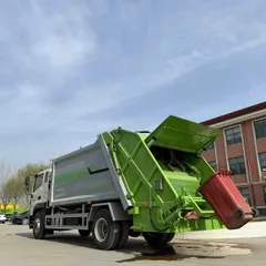 New Foton Planet 14-18cbm 4x2 Manual Rear Loader Compressed Garbage Truck 245HP Euro 5 Diesel Refuse Compactor Waste Collection