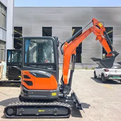 Free shipping. EPA/EURO 5 Chinese mini excavator, EPA, Kubota engine, 2-ton, 1-ton, 1.7-ton excavator cab, mini excavator, 3.5-ton for sale.