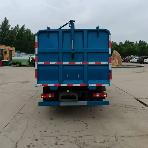 Hot Sale New FAW Jiefang Hu VR Side Loader Garbage Truck 6cbm Dump Truck Euro 5 Refuse Collector with Motor