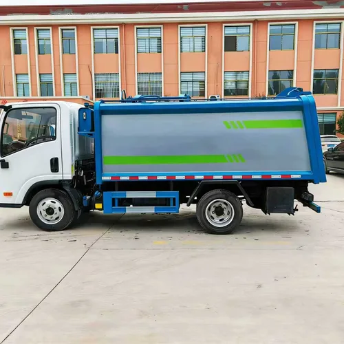 Hot Sale New FAW Jiefang Hu VR Side Loader Garbage Truck 6cbm Dump Truck Euro 5 Refuse Collector with Motor