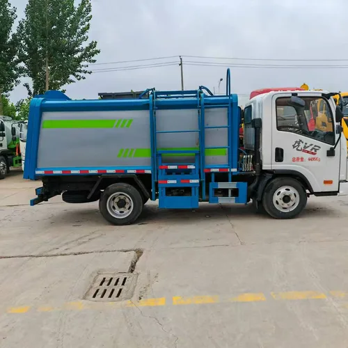 Hot Sale New FAW Jiefang Hu VR Side Loader Garbage Truck 6cbm Dump Truck Euro 5 Refuse Collector with Motor