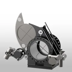 Three-Point Quick Opening Blind Plate | DN150-DN1600 Pipeline Blind for Large Bore Low Pressure Applications