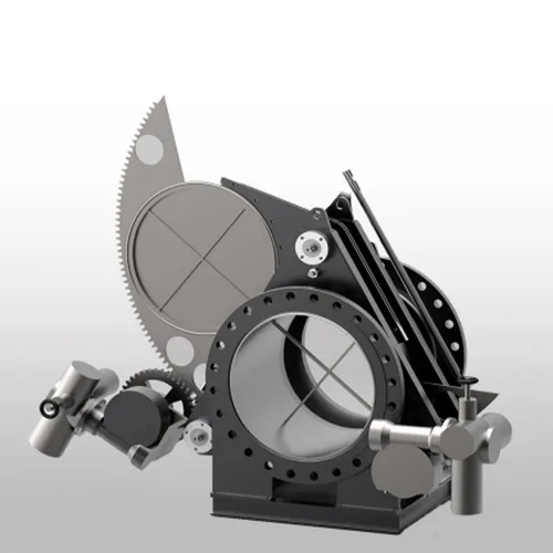 Three-Point Quick Opening Blind Plate | DN150-DN1600 Pipeline Blind for Large Bore Low Pressure Applications