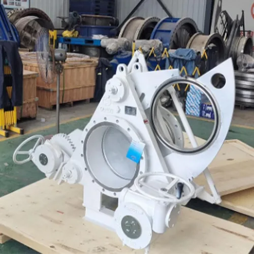 Three-Point Quick Opening Blind Plate | DN150-DN1600 Pipeline Blind for Large Bore Low Pressure Applications