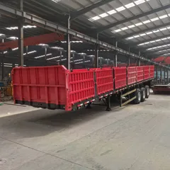 Custom 3-5 Axle Side Wall Semi Trailer 60-80 Ton Heavy Duty