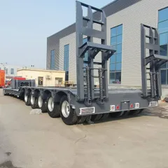 80-200 Ton Heavy Duty Modular Axle Trailer | Detachable Goose Neck Hydraulic Lifting