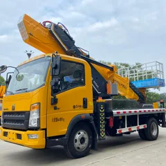 Huajin Heavy Industry Sinotruk HOWO Blue Card GK38 Aerial Work Platform
