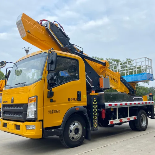 Huajin Heavy Industry Sinotruk HOWO Blue Card GK38 Aerial Work Platform