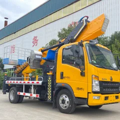 Huajin Heavy Industry Sinotruk HOWO Blue Card GK38 Aerial Work Platform